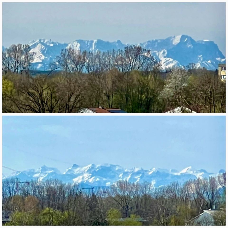 From our balcony...
